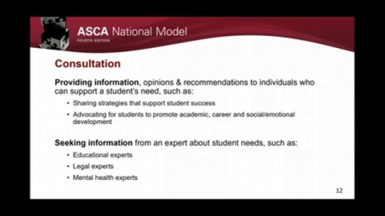 ASCA National Model, 4th Edition Manage ASCA