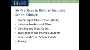 Best Practices for Creating an LGBTQ-inclusive School Climate