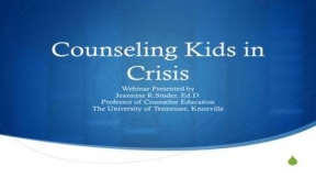 Counseling Kids in Crisis
